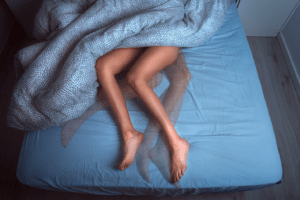 in bed with restless leg syndrome